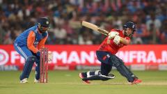 India's Sanju Samson and England's Ben Duckett in the 2025 T20 series